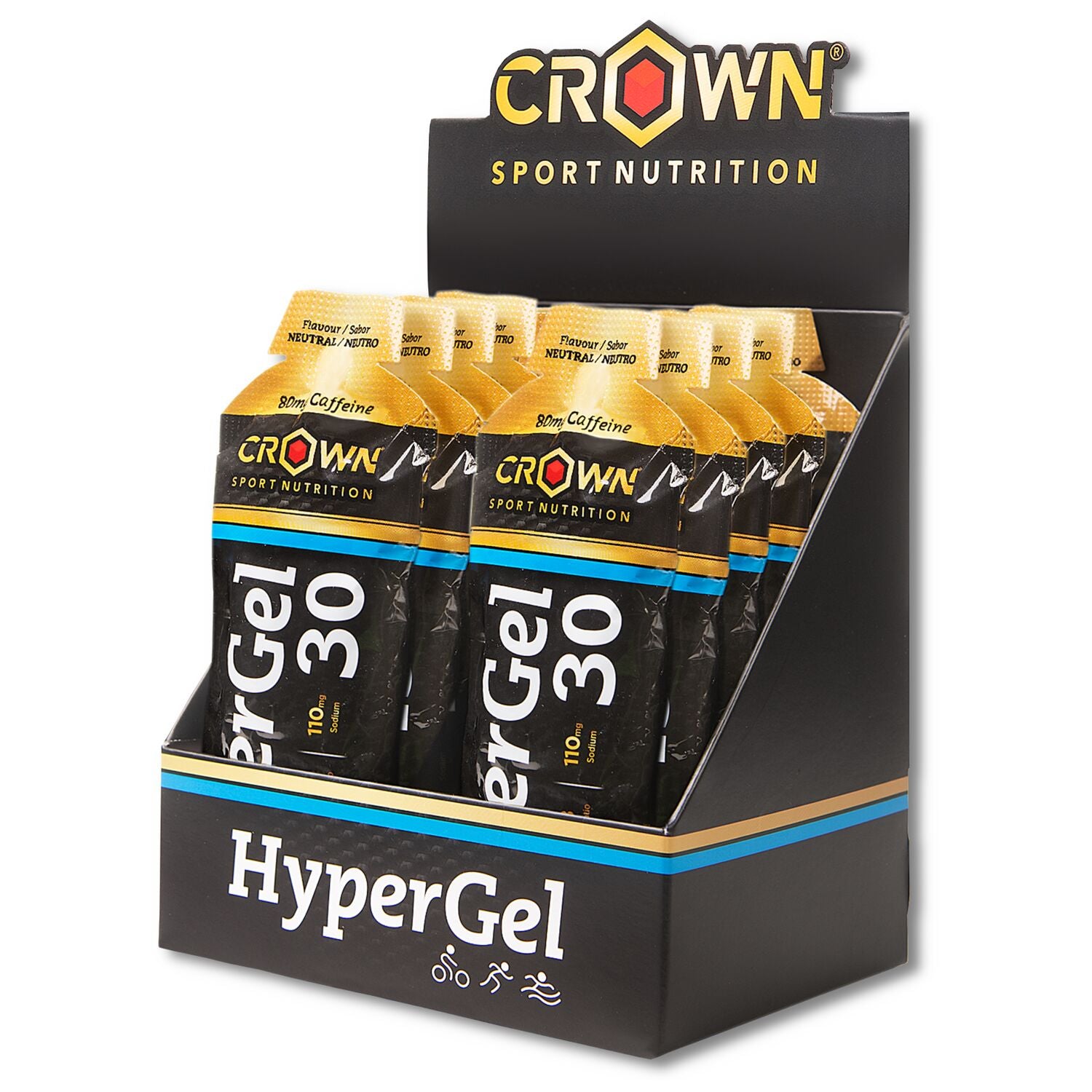 GEL ENERGÉTICO CROWN HYPERGEL 30 HYDRO