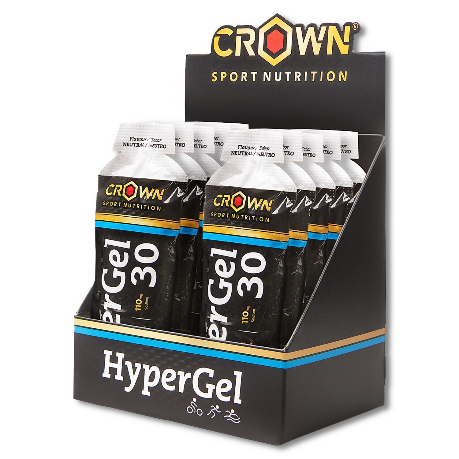 GEL ENERGÉTICO CROWN HYPERGEL 30 HYDRO