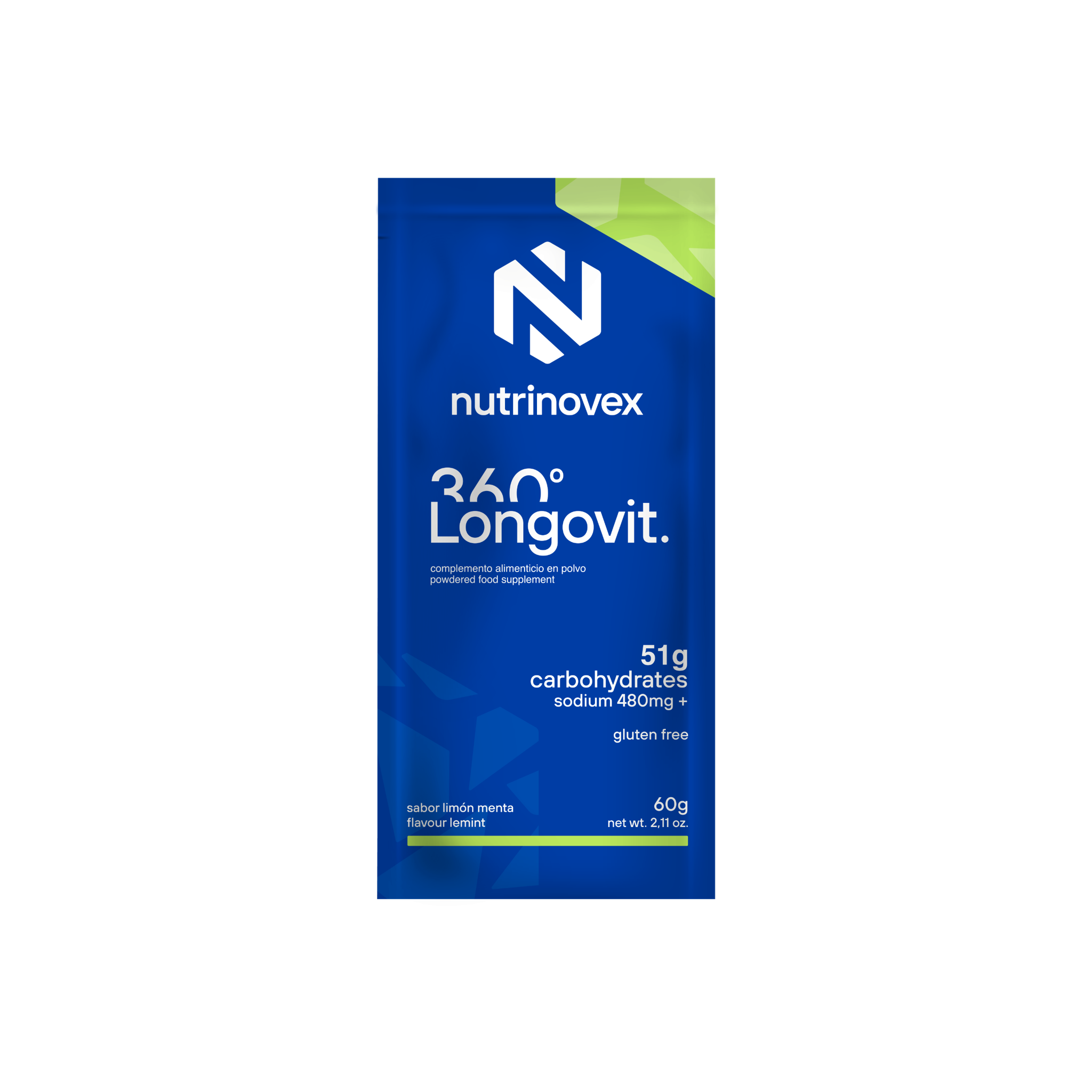 BEBIDA ENERGÉTICA NUTRINOVEX LONGOVIT 360 - Sobre 60g