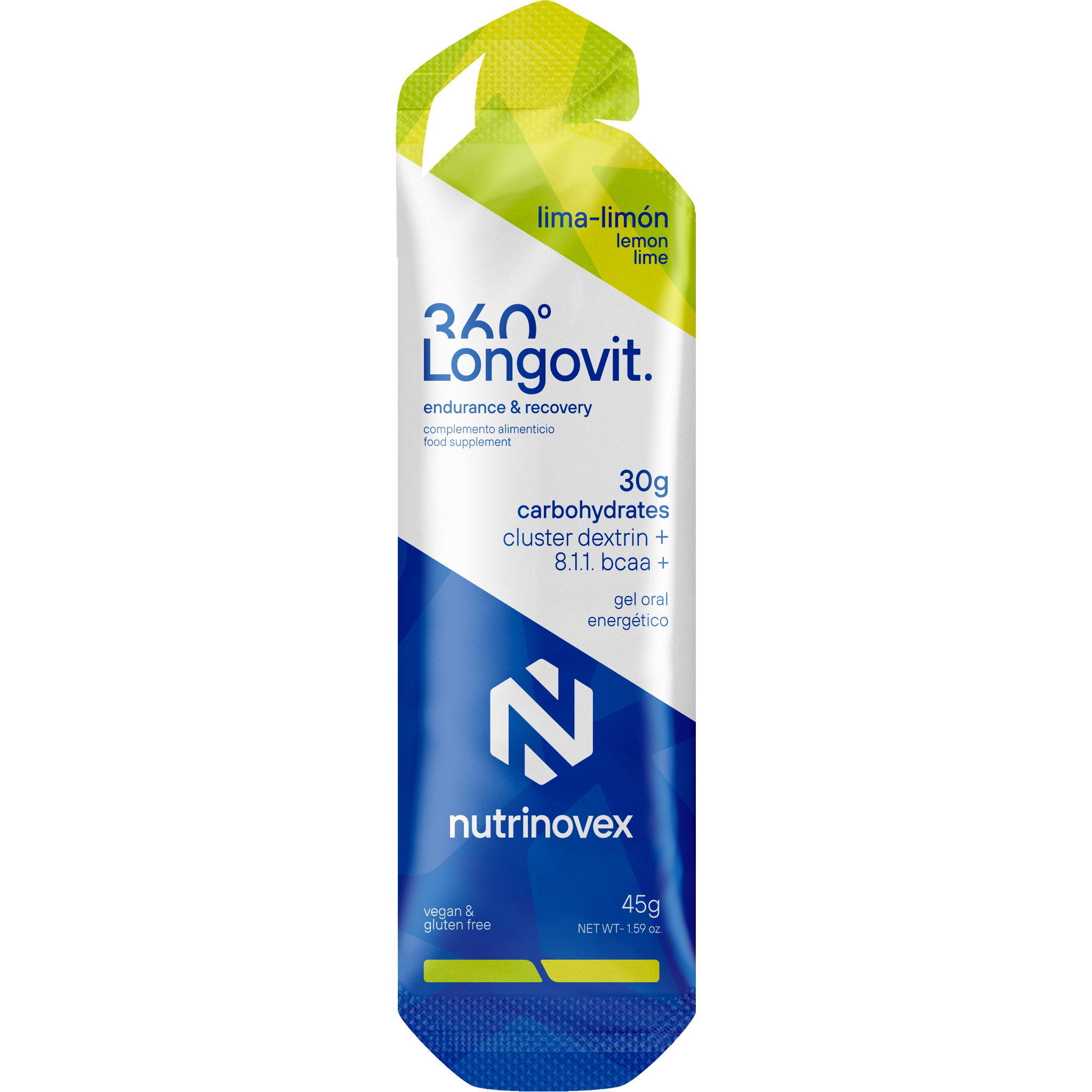 GEL ENERGÉTICO NUTRINOVEX LONGOVIT 360